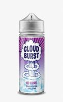 Cloud Burst Ice N Grape Flavour 0mg 100ml Bottle