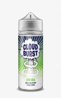 Cloud Burst Lime Cola Flavour 0mg 100ml Bottle