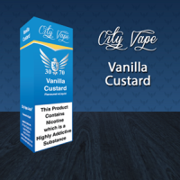 City Vape 30/70 Vanilla Custard Flavour 10ml Bottle