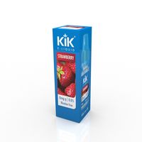 Kik Strawberry Flavour REPLACEMENT E-Liquid 10ml Bottle